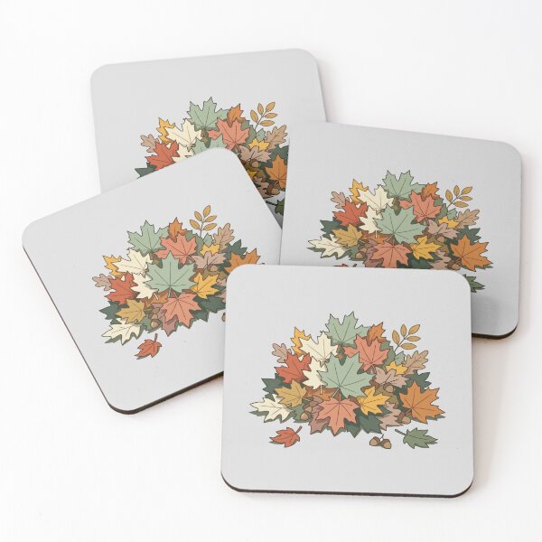 Item preview, Fallen Maple Leaves and Acorns Clipart designed and sold by hattie's.