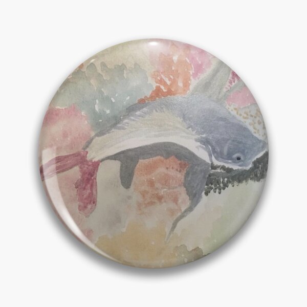 Item preview, Catfish in Color – Whimsical Watercolor designed and sold by BirdandaBrush.