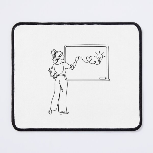 Item preview, Teacher Classroom Minimal Line Art designed and sold by LineArtDrawing.
