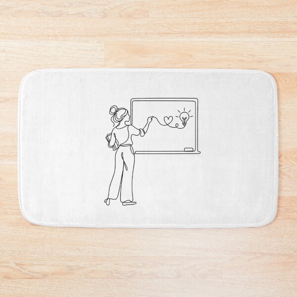 Item preview, Teacher Classroom Minimal Line Art designed and sold by LineArtDrawing.
