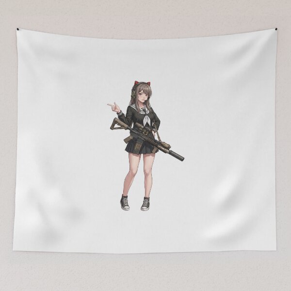 Item preview, Tactical School Girl - Anime Special Ops designed and sold by RAWLIFEGRAPHIC.