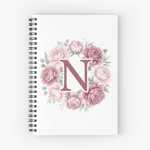 Item preview,  Letter N Pink Peony Floral Monogram designed and sold by ITCHAWAWAA.