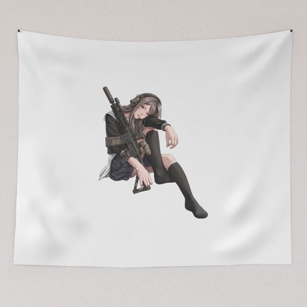 Item preview, Tactical School Girl - Anime Special Ops designed and sold by RAWLIFEGRAPHIC.