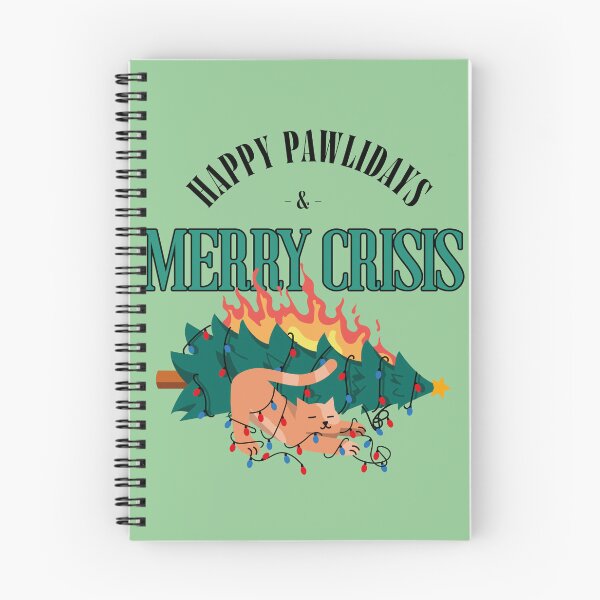 Item preview, merry crisis and happy pawlidays designed and sold by Giddy Bear Gifts.