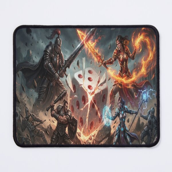Item preview, Epic Tabletop RPG Battle with Cracking Magic Dice and Fantasy Heroes designed and sold by AfresStudio.