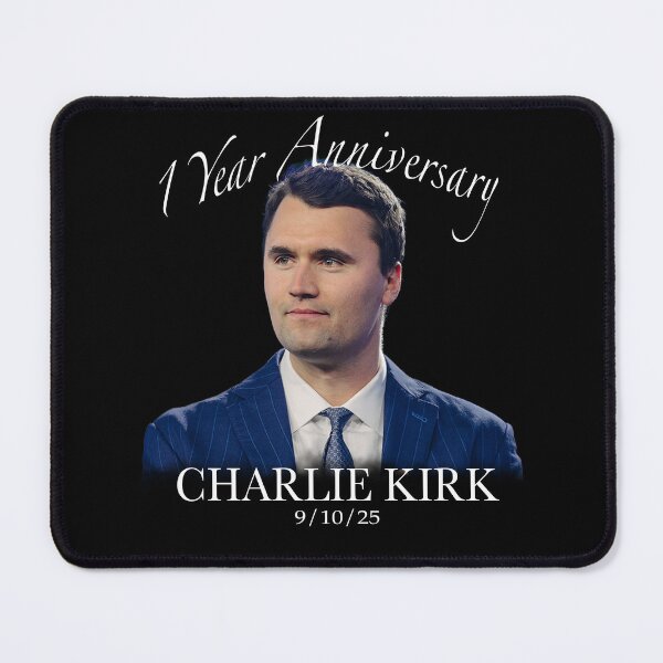 Item preview, CHARLIE KIRK 1 YEAR ANNIVERSARY designed and sold by Patriotic-Eagle.