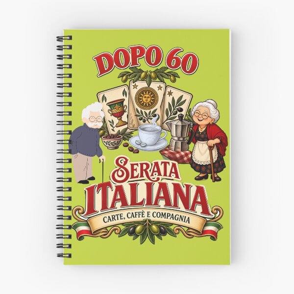 Item preview, Dopo 60 – Serata Italiana, Caffè, Carte e Compagnia designed and sold by The Kawaii Forge.