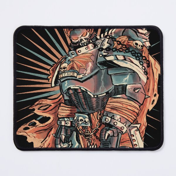 Item preview, A Chaos Space Marine Warhammer 40000 Retro Video Game Anime Shirt designed and sold by Senpaiwaves.