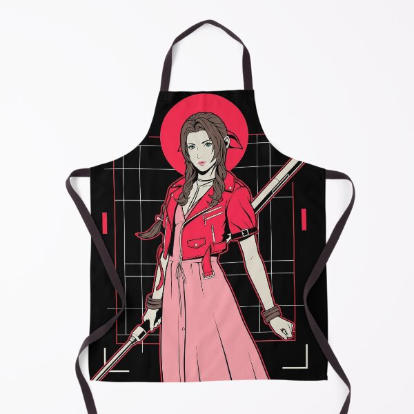 Item preview, Camiseta de estilo urbano de anime y videojuegos de Aerith Gainsborough de Final Fantasy VII designed and sold by Senpaiwaves.