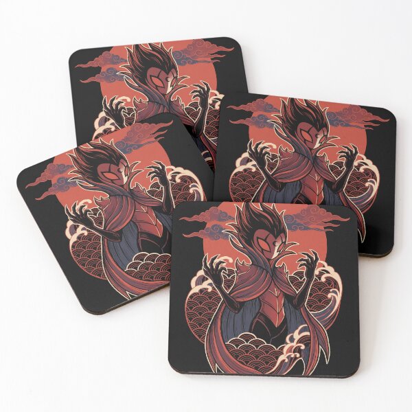 Item preview, Grimm Hollow Knight Ukiyo-e Gamer Graphic Tee designed and sold by Senpaiwaves.