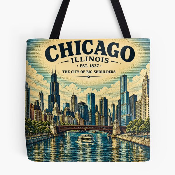 Item preview, Vintage Chicago Skyline Illinois Adventure designed and sold by T-Motive.
