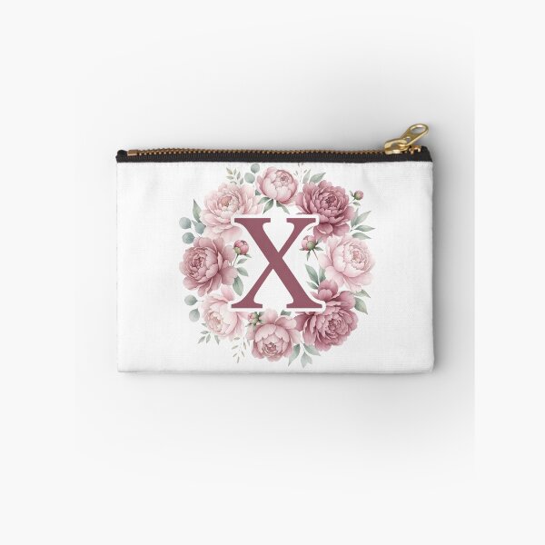 Item preview,  Letter X Pink Peony Floral Monogram designed and sold by ITCHAWAWAA.
