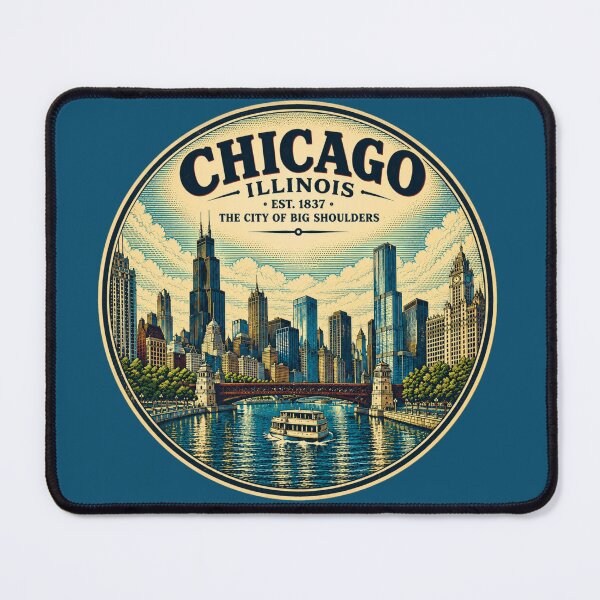Item preview, Vintage Chicago Skyline Illinois Adventure designed and sold by T-Motive.