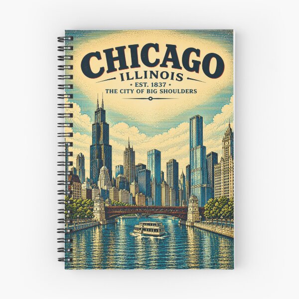 Item preview, Vintage Chicago Skyline Illinois Adventure designed and sold by T-Motive.