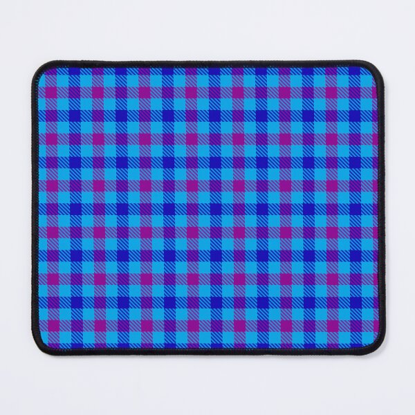Item preview, Blue And Purple Gingham Check Blue designed and sold by PatternTitan.