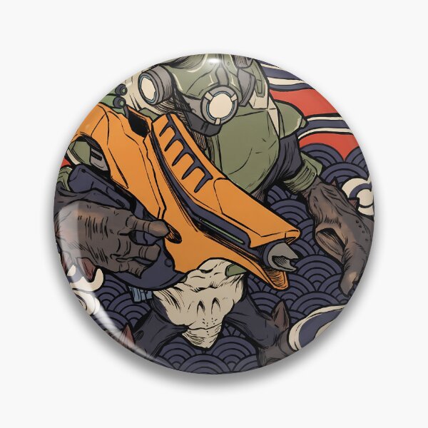 Item preview, A Grunt Halo Ukiyo-e Gamer Graphic Tee designed and sold by Senpaiwaves.