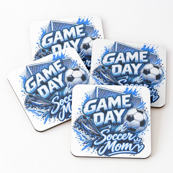 Item preview, Game Day Soccer Mom Fan Splatter Graphic Football Player Mama Sideline designed and sold by PixelForge Studio2.