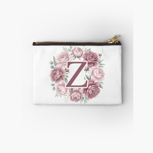 Item preview, Letter Z Pink Peony Floral Monogram designed and sold by ITCHAWAWAA.