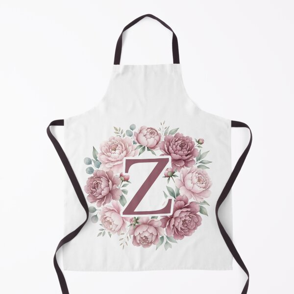 Item preview, Letter Z Pink Peony Floral Monogram designed and sold by ITCHAWAWAA.