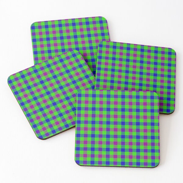 Item preview, Blue And Purple Gingham Check Green  designed and sold by PatternTitan.