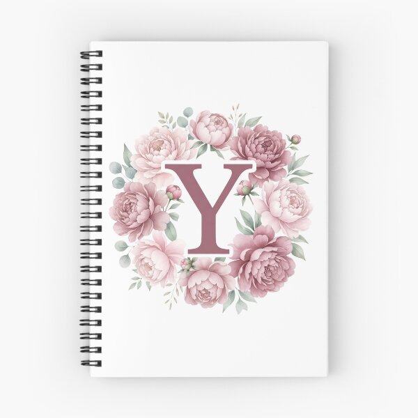Item preview, Letter Y Pink Peony Floral Monogram designed and sold by ITCHAWAWAA.