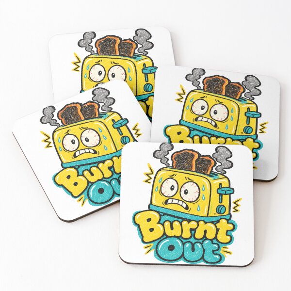 Item preview, Burnt Out Cartoon Toaster designed and sold by Found Dream.