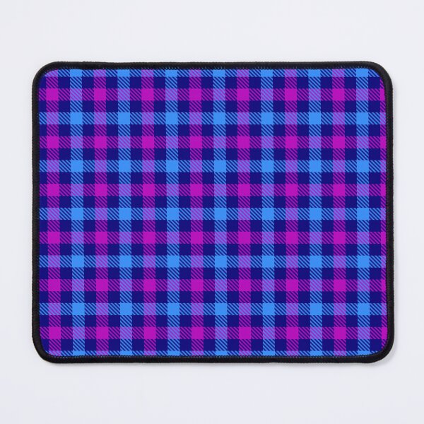 Item preview, Blue And Purple Gingham Check Navy Blue designed and sold by PatternTitan.