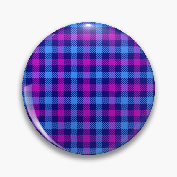 Item preview, Blue And Purple Gingham Check Navy Blue  designed and sold by PatternTitan.