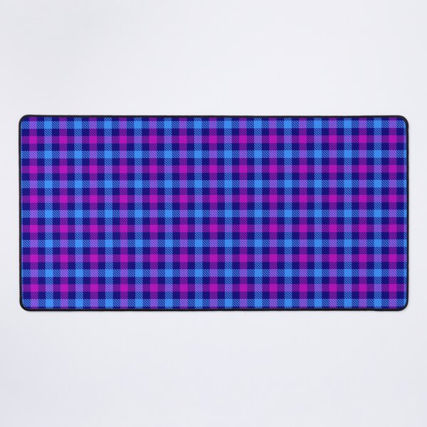 Item preview, Blue And Purple Gingham Check Navy Blue  designed and sold by PatternTitan.