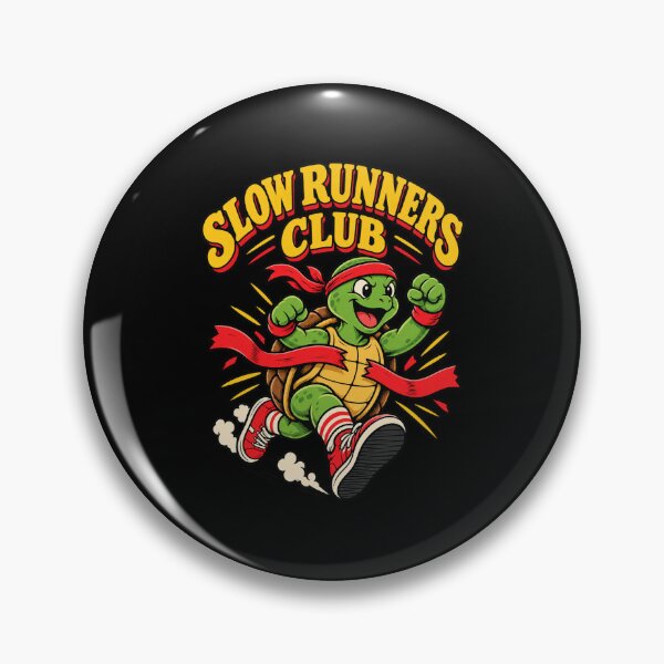 Item preview, Slow Runners Club Turtle Funny Running designed and sold by Ridaelb.
