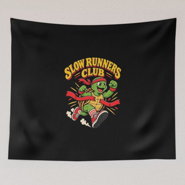 Item preview, Slow Runners Club Turtle Funny Running designed and sold by Ridaelb.