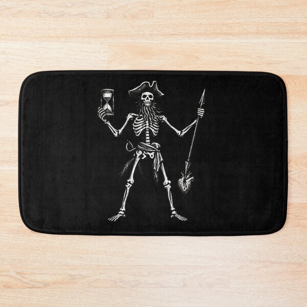 Item preview, Blackbeard Pirate Flag Edward Teach Historic Jolly Roger Sticker designed and sold by Biriba+55.