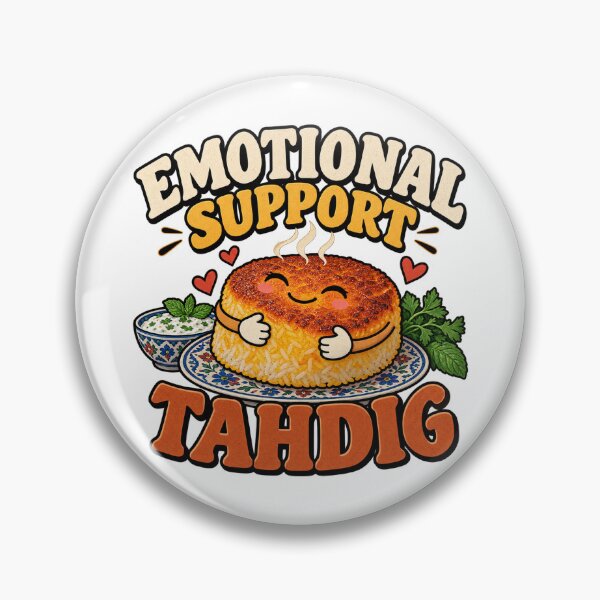 Item preview, Emotional Support Tahdig – Funny Persian Food Quote designed and sold by chiakh.