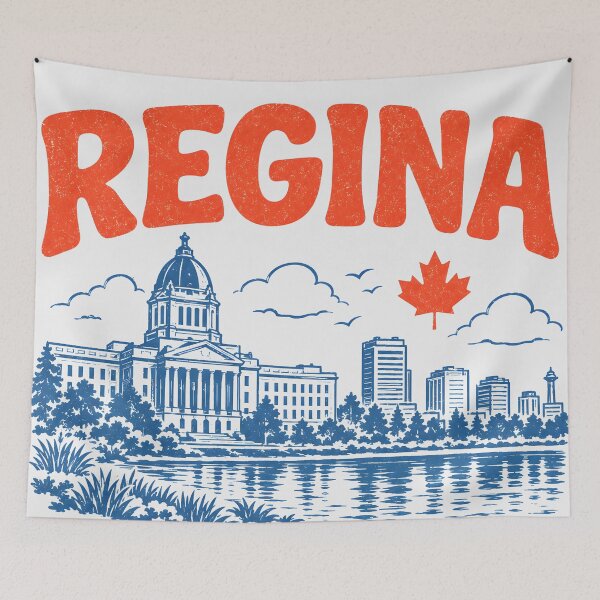 Item preview, Regina Retro City designed and sold by HowToCanadian.
