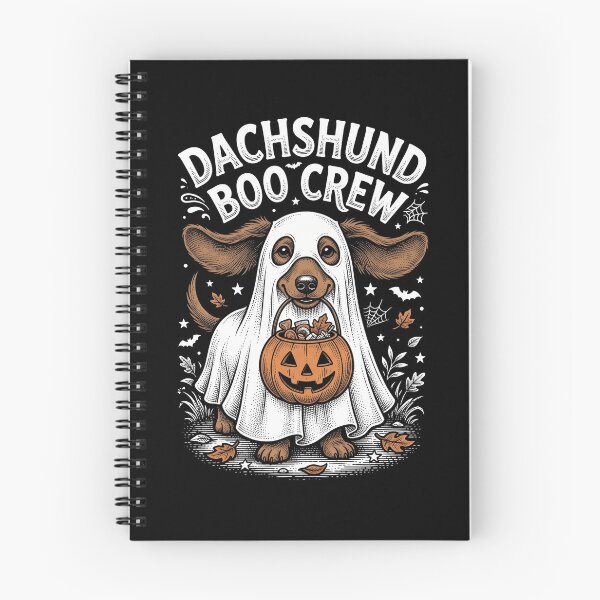Item preview, Dachshund Boo Crew Ghost Costume Trick Or Treat Halloween Dog designed and sold by TeNovaStudio ⭐⭐⭐⭐⭐.