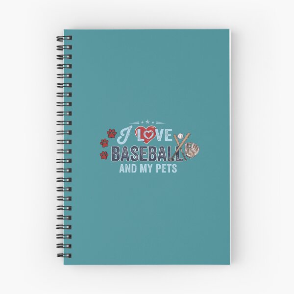 Item preview, I Love Baseball And My Pets Cute Dog Cat Paw Print Design designed and sold by FootprintofLove.
