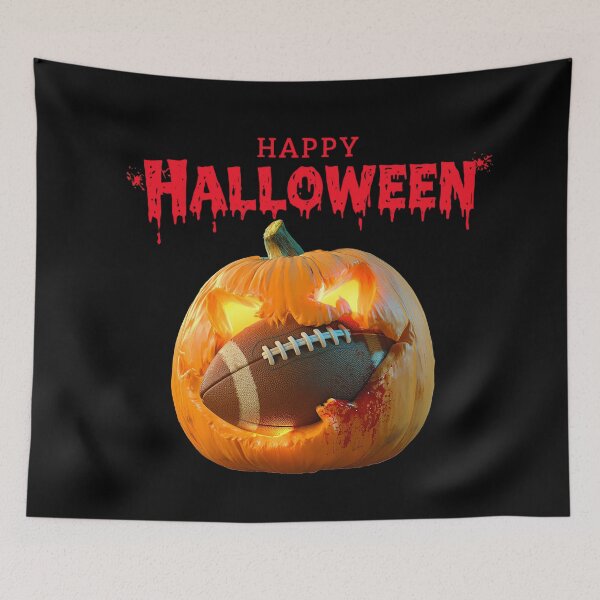 Item preview, Happy Halloween Pumpkin Football Party designed and sold by AngelottiCR.