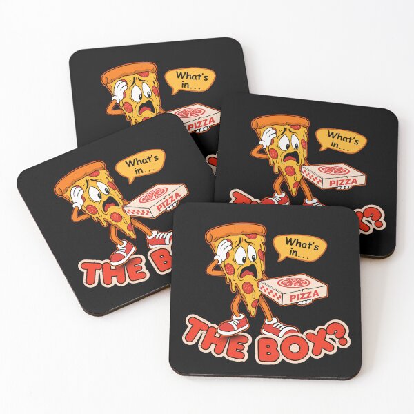 Item preview, What's in the Box? Funny Retro Pizza designed and sold by KennyTheBartender.