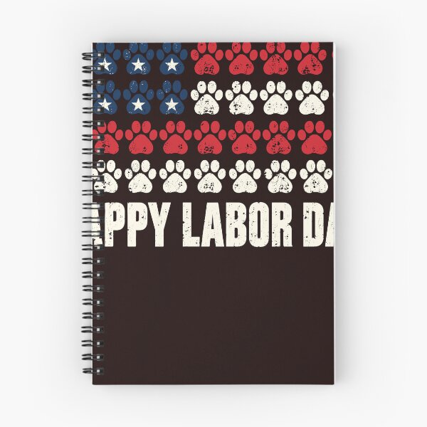 Item preview, Labor Day patriotic paw print graphic with distressed stars designed and sold by beoldfashioned.