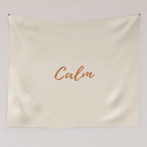 Item preview, Calm Minimalist Typography Design | Wellness Word Art designed and sold by Kokorolab.