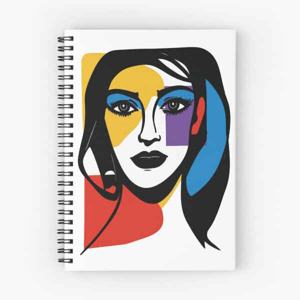 Item preview, Abstract Geometric Woman Face Colourful Pop Art designed and sold by ERODED SELF.