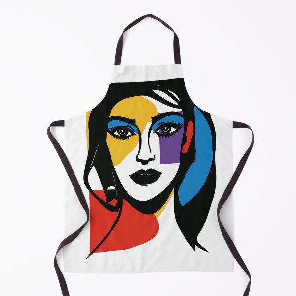 Item preview, Abstract Geometric Woman Face Colourful Pop Art designed and sold by ERODED SELF.