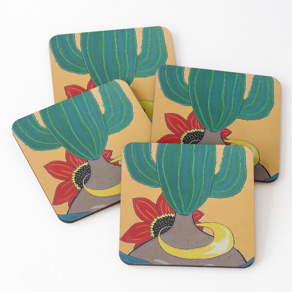 Item preview, Cactus Queen | Desert Boho Botanical Portrait designed and sold by WonderwildArt.