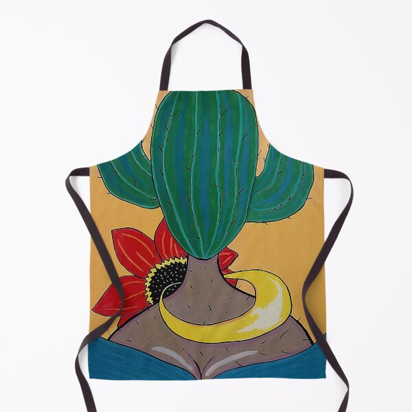 Item preview, Cactus Queen | Desert Boho Botanical Portrait designed and sold by WonderwildArt.