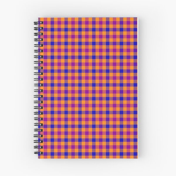 Item preview, Blue And Purple Gingham Check Orange  designed and sold by PatternTitan.