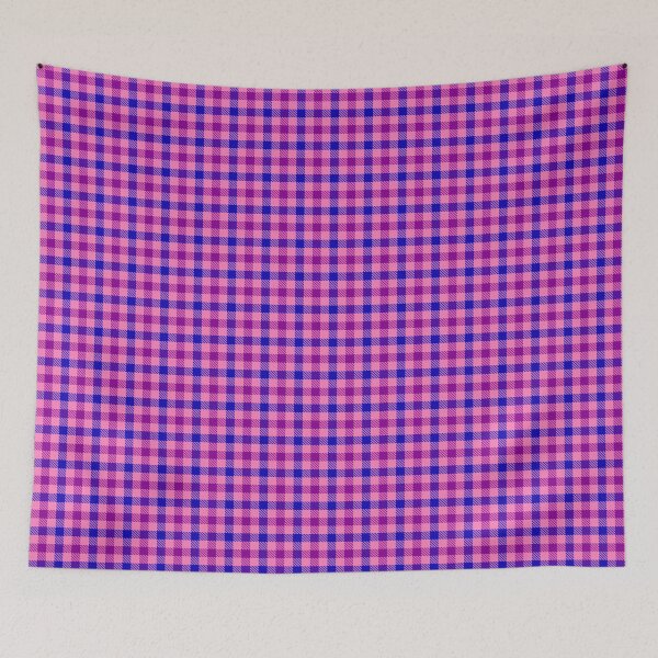 Item preview, Blue And Purple Gingham Check Pink  designed and sold by PatternTitan.