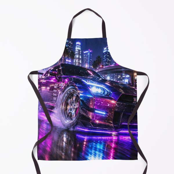 Item preview, JDM Neon Drift Car – Japanese Street Racing Cyberpunk designed and sold by JMAVILA ART.