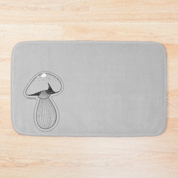 Item preview, Greyscale Mushroom Pop Art designed and sold by nenenebobo.