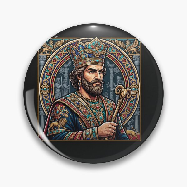 Item preview, Cyrus the Great Ancient Persian King Portrait designed and sold by Owcomm.