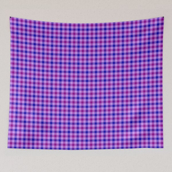 Item preview, Blue And Purple Gingham Check Purple  designed and sold by PatternTitan.